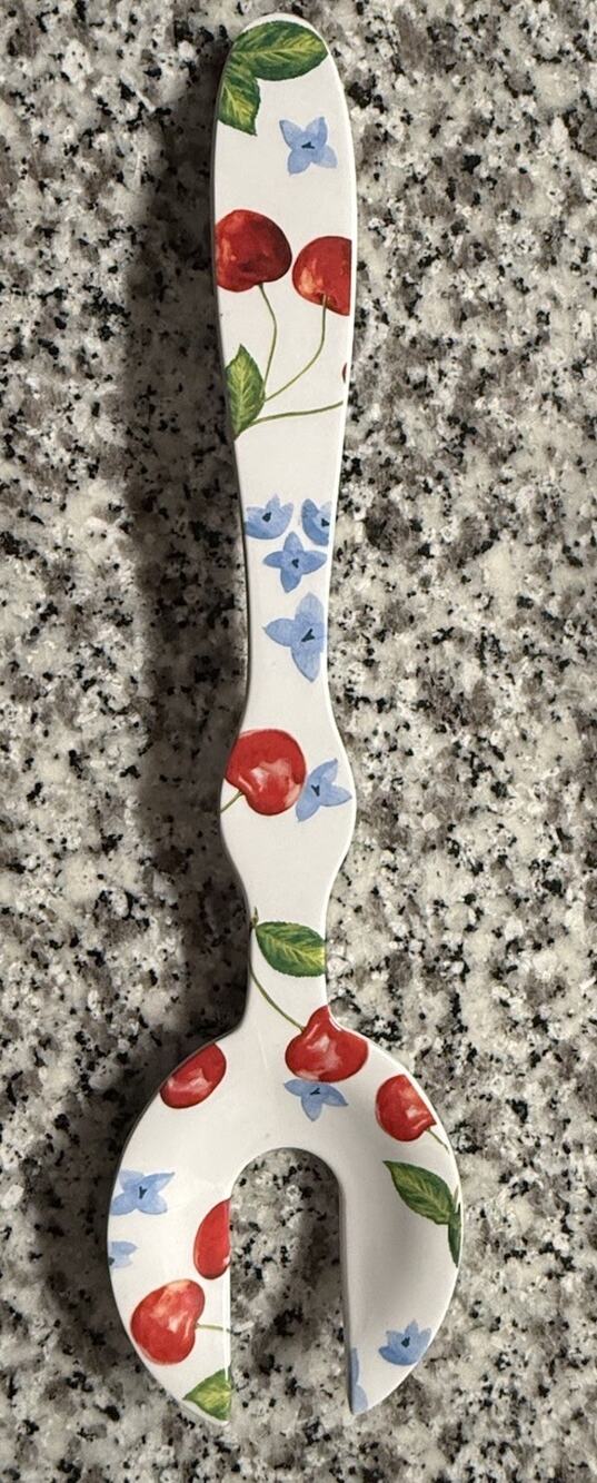 Sur La Table Melamine Salad Serving Fork 13" Cherry